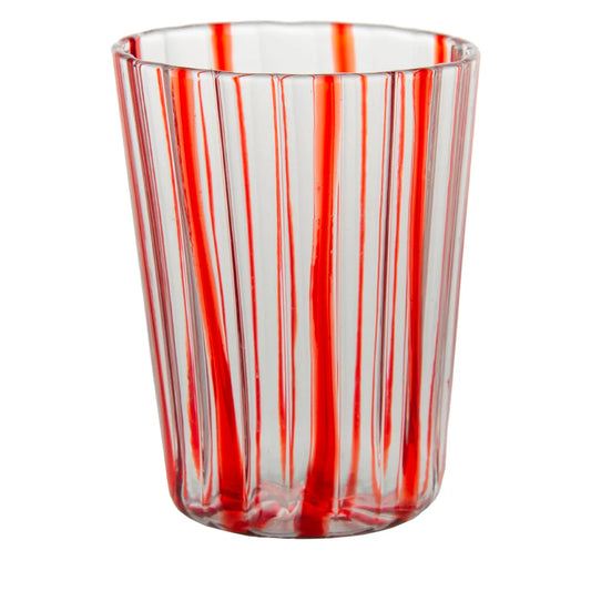 Impilabile Red Stripes Glass