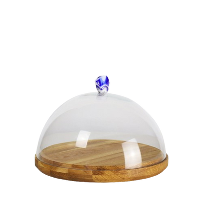 Round Dome & Wooden Base 01 L