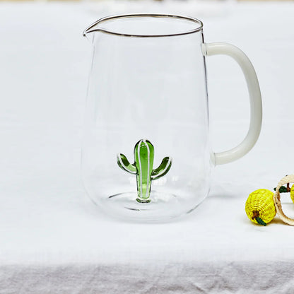 Jug - Cactus Green & White