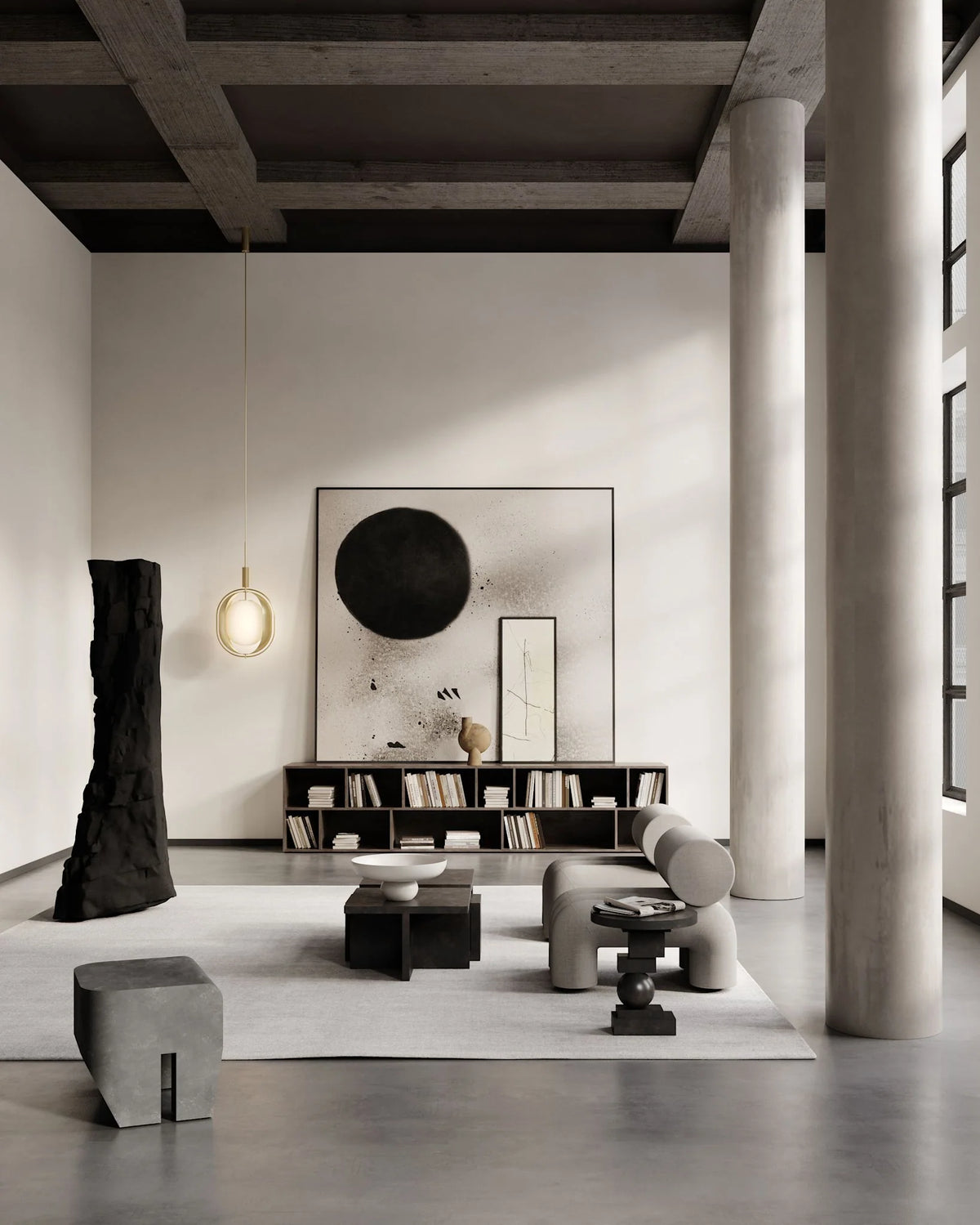 Sphere Vase Bubl, Medio Ocher