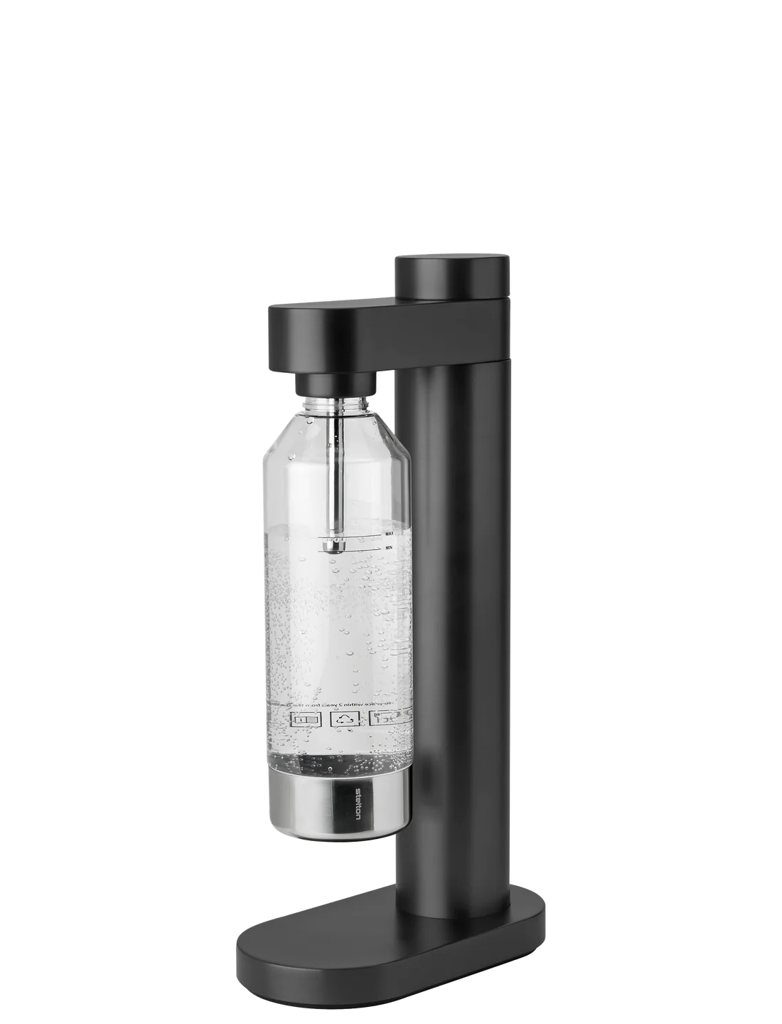 Brus carbonator black metallic