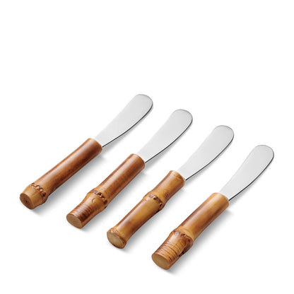 Bamboo Cheese Spreader - Set of 4