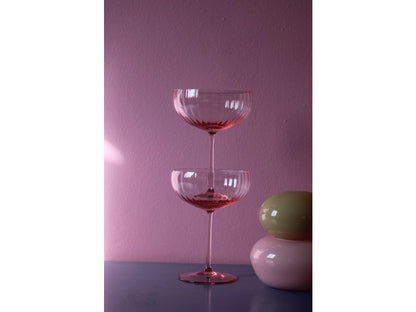 Lyon Champagne Saucer Rosa