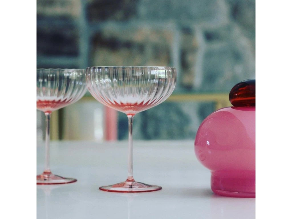 Lyon Champagne Saucer Rosa