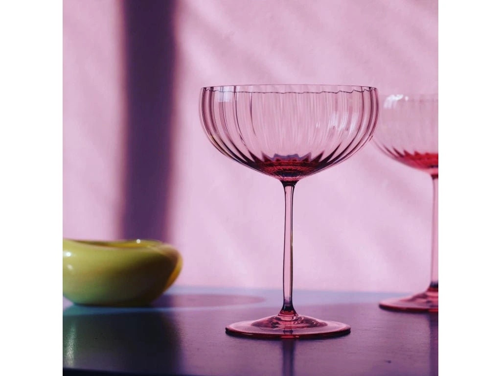 Lyon Champagne Saucer Rosa