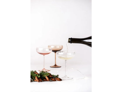 Lyon Champagne Saucer Rosa