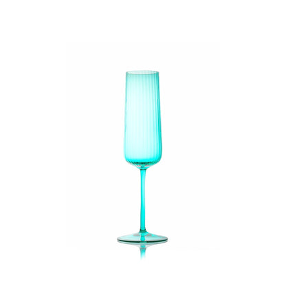 Ripple Aperitive Glass Turquoise