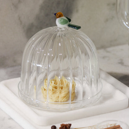 Animal Farm Optic Dome with Dish Bird