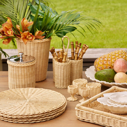 Freya Rattan Egg Cup - Set Of 2