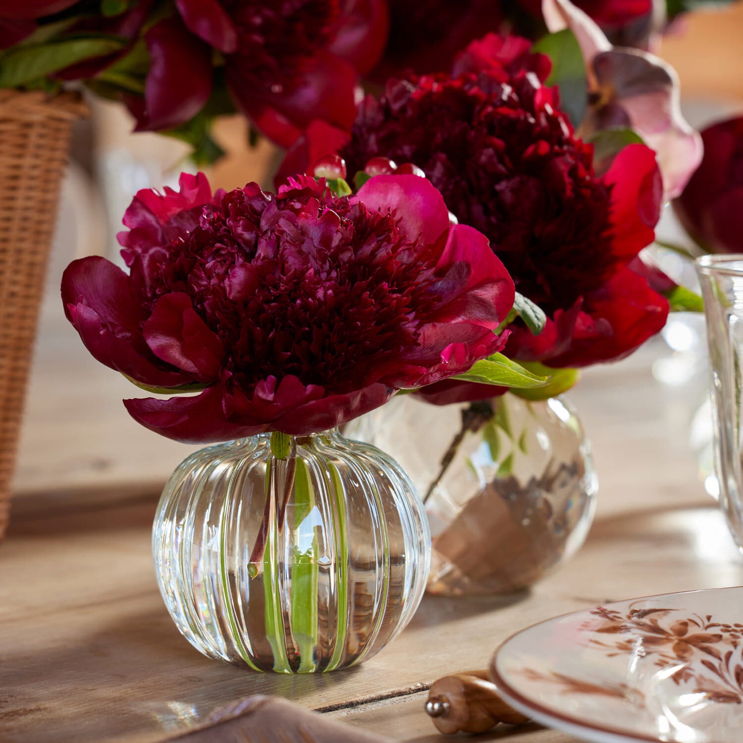 Clementina Vertical Optic Texture Mini Bud Vase