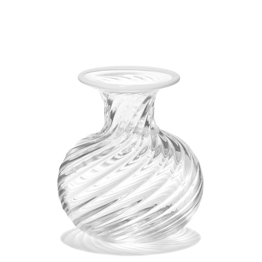 Clementina Swirl Stripe Texture Bud Vase