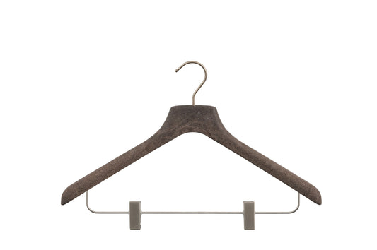 Hanger for shirts,  blouses with silicone clips for the skirt
