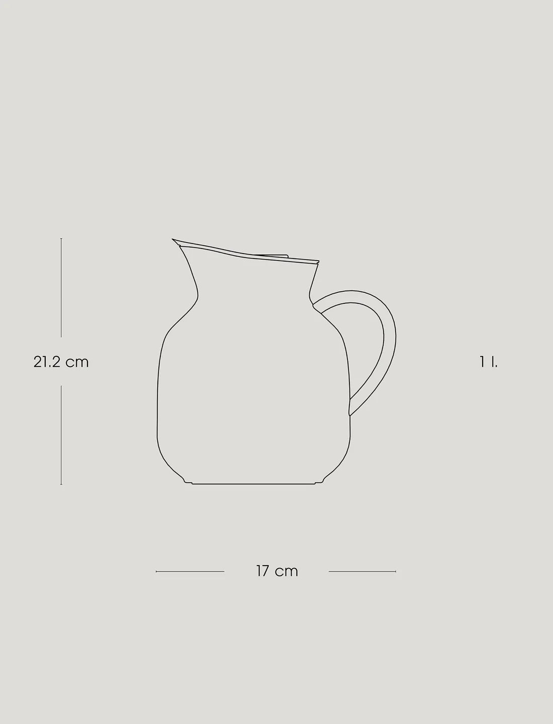 Amphora Vacuum Jug - 1 Liter