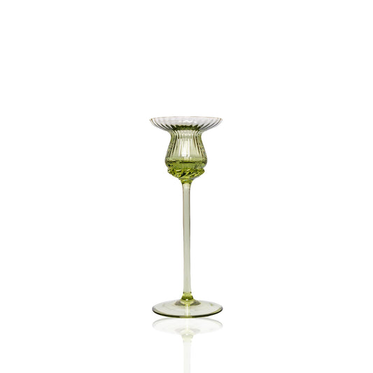 Tulipán Candle Holder 20 cm Olivegreen