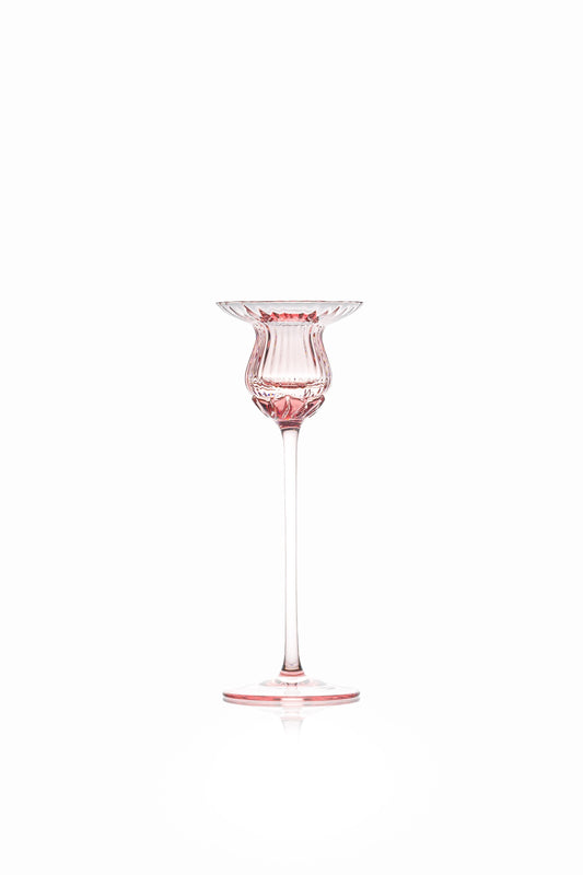 Tulipán Candle Holder 20 cm Rosa