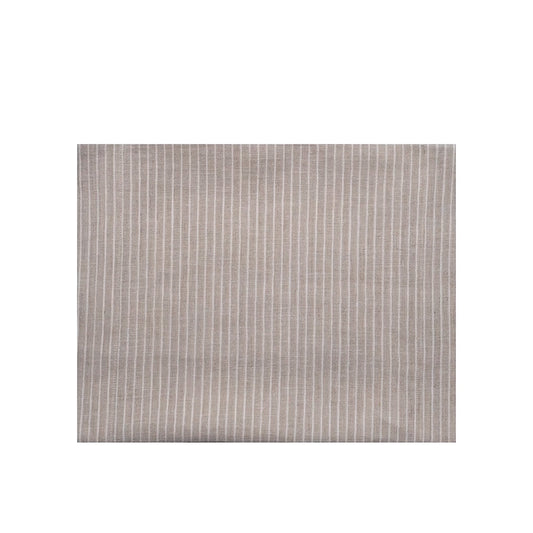 22 Maggio Istanbul Suolo Linen Tablecloth-Rectangular gray woven placemat on a white background
