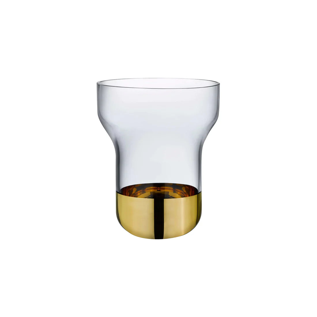 Nude Contour Vase Wide 250mm Gold