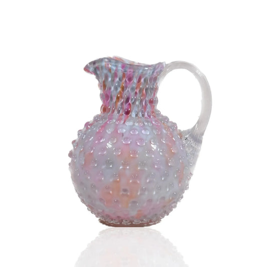 Paris Hobnail Confetti Jug Peach Melba