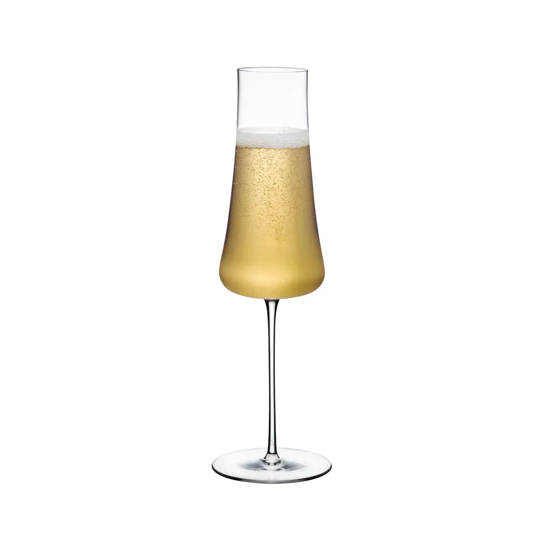 Nude Essentials Stem Zero Volcano Champagne Glass 300cc Clear