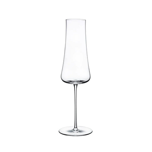 Nude Essentials Stem Zero Volcano Champagne Glass 300cc Clear