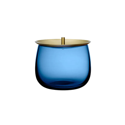 Nude Essentials Beret Bowl Lidded Vessel 107mm Blue