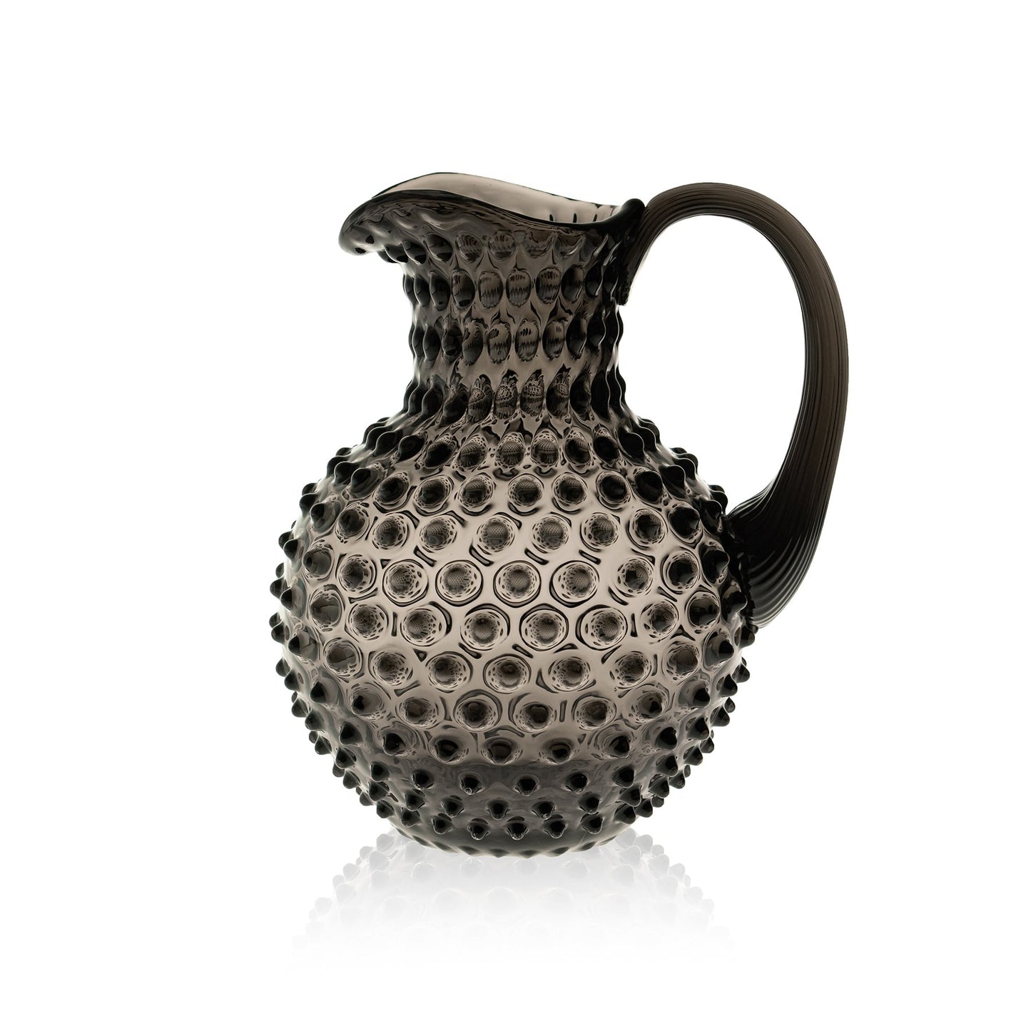 Black Smoke Hobnail Jug