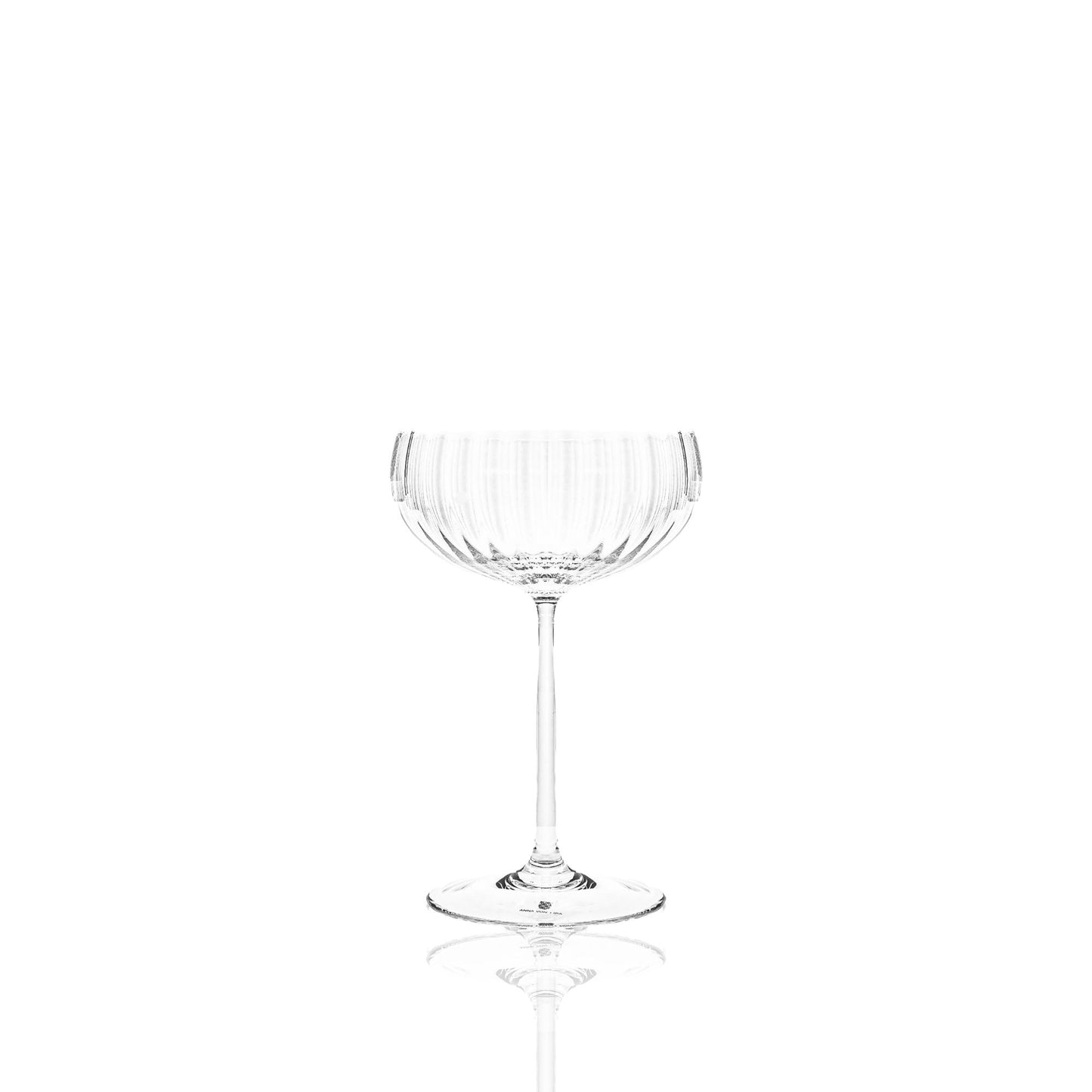 Lyon Champagne Saucer Crystal