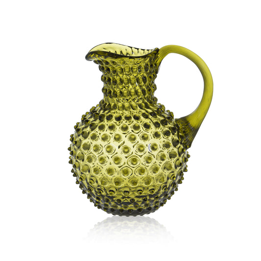 Bonsai Green Hobnail Jug