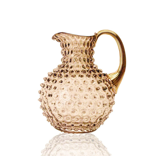 Paris Hobnail Jug 2L Cashmere + Gold