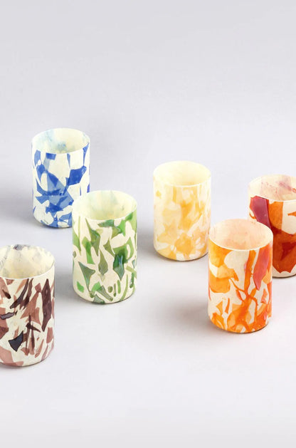 Set of 6 Rainbow Tumblers