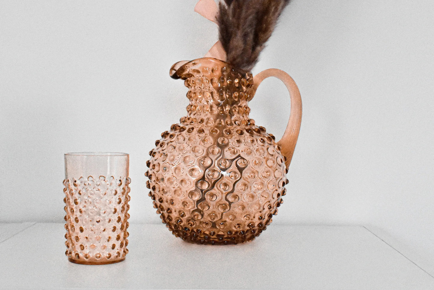 Paris Hobnail Jug 2L New Brown