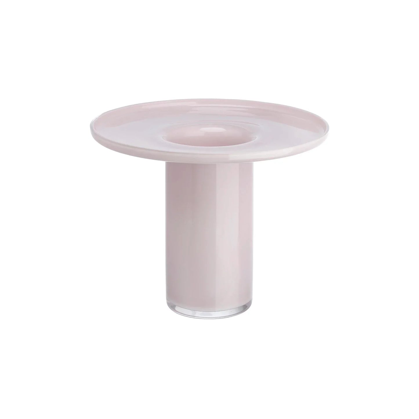 Nude Essentials Bloom Cake Stand with Dome Opal Pink