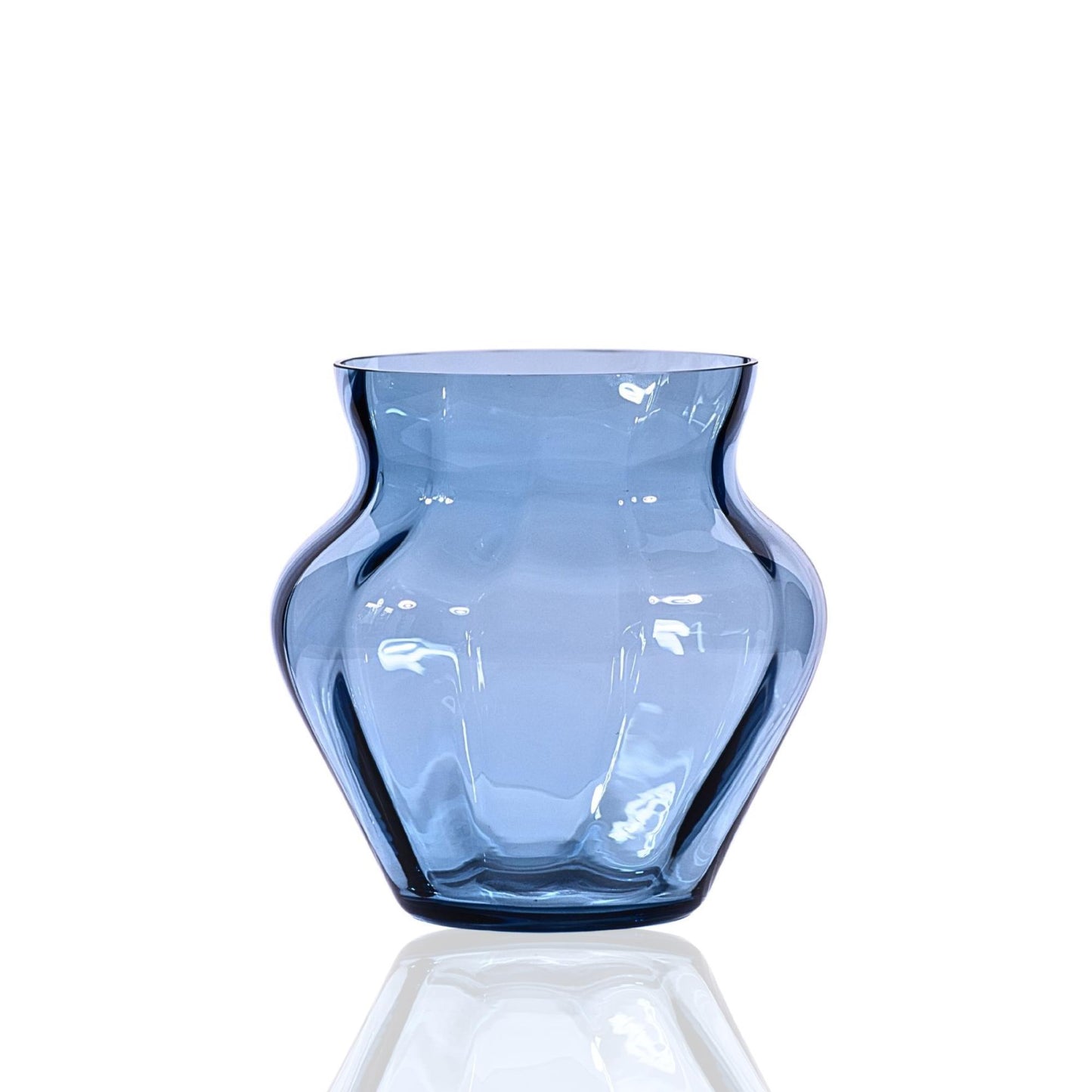 Dahlia Vase Blue Smoke