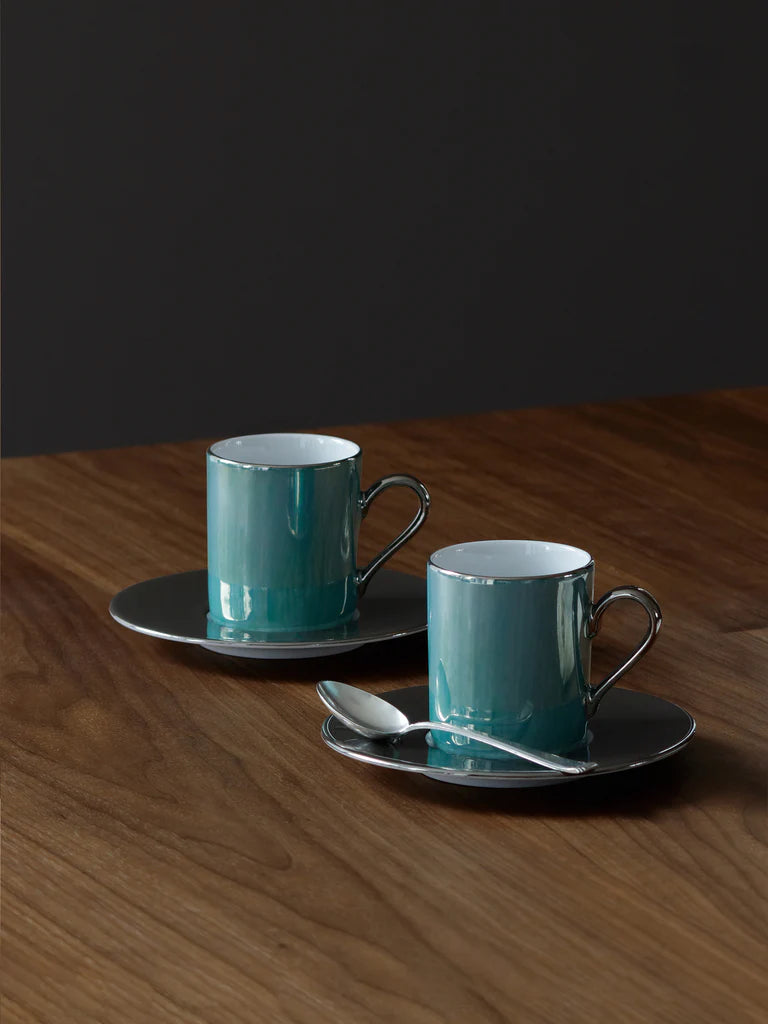 Palazzo Coffee Cup & Saucer 100ml Sea