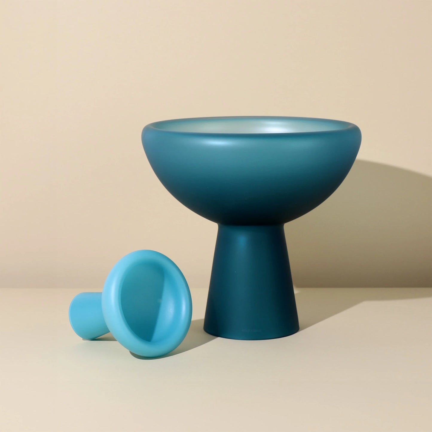 Glass Deep Bowl L
