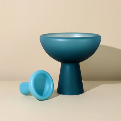 Glass Deep Bowl L