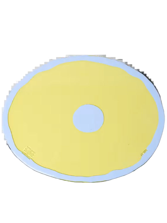 Fish Design Single Table Mates - Clear Yellow