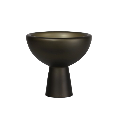 Glass Deep Bowl L