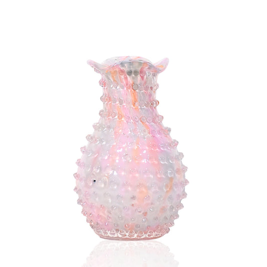 Confetti Blonde Vase Peach Melba