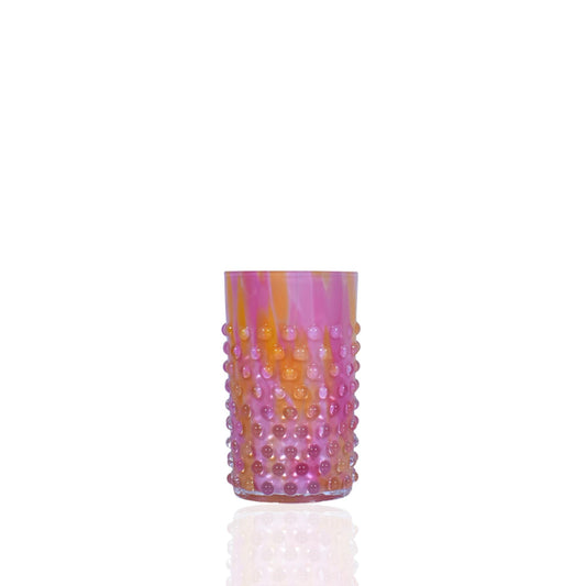 Confetti Hobnail Glass Apricot