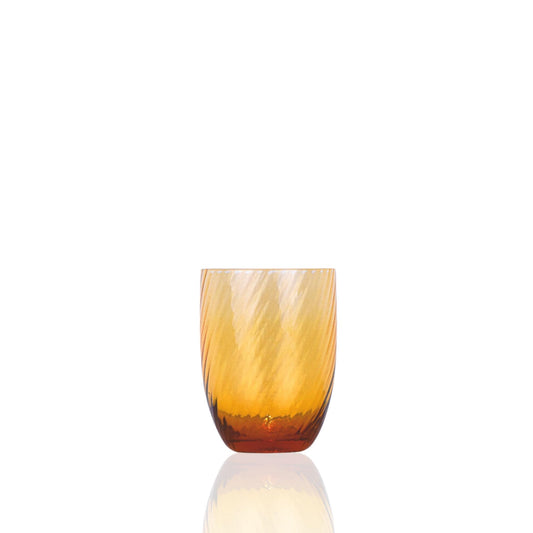 Spiral Tumbler Amber