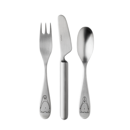 Una with Pingo Children's Cutlery Set - 3 pcs.