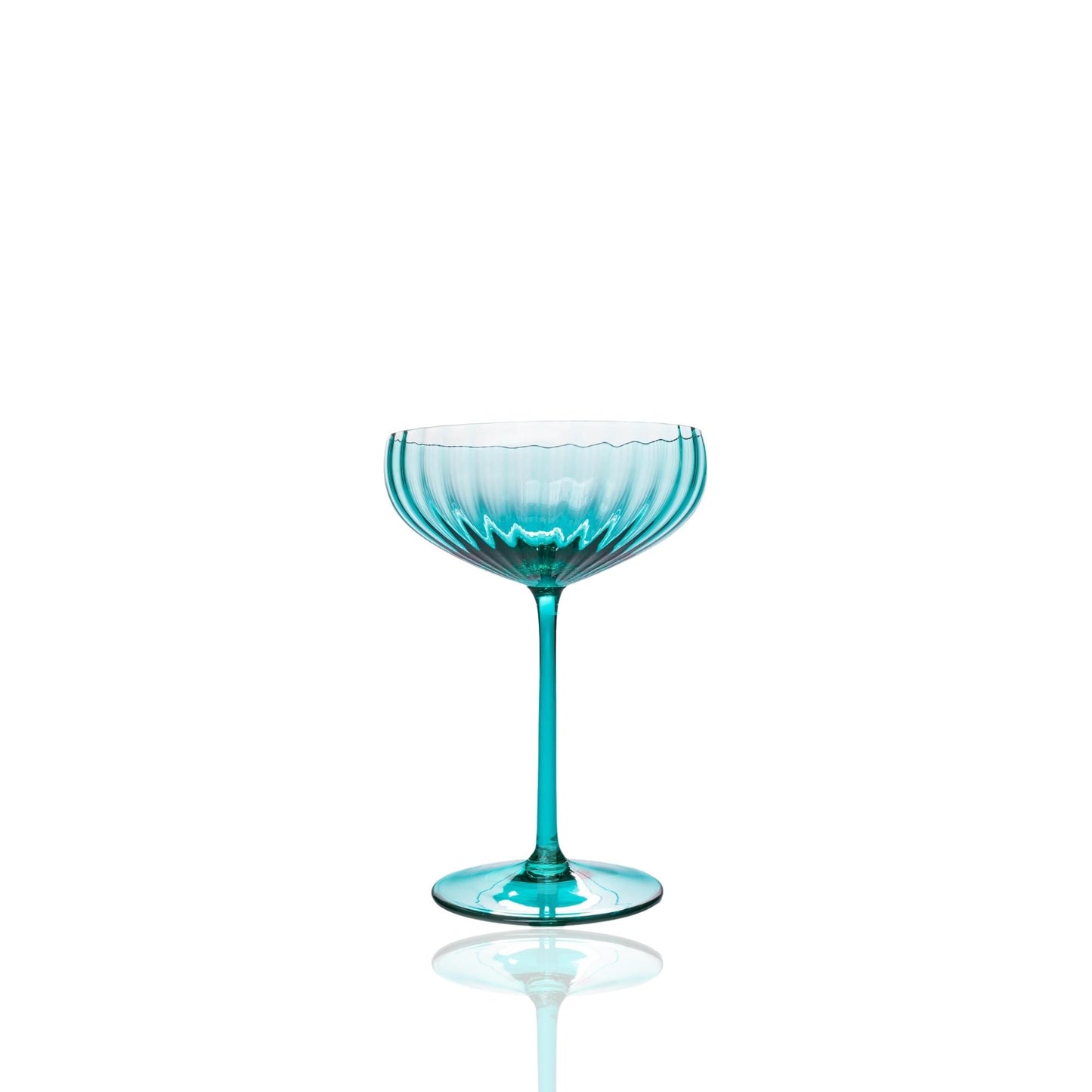 Lyon Champagne Saucer Turquoise