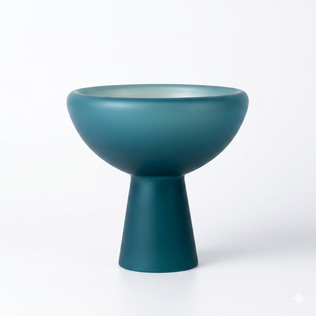 Glass Deep Bowl L
