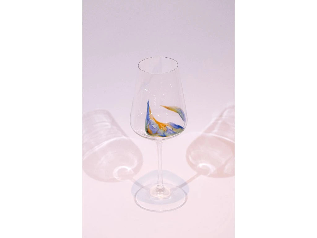 Hand Painted Sevilla White Wine 350 ml Stripe Atlantic