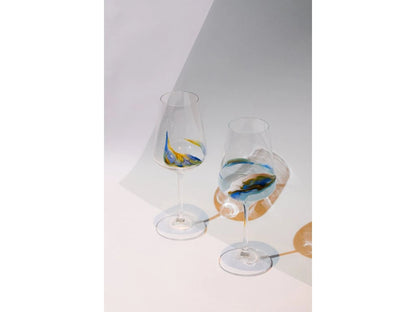 Hand Painted Sevilla White Wine 350 ml Atlantic Ocean