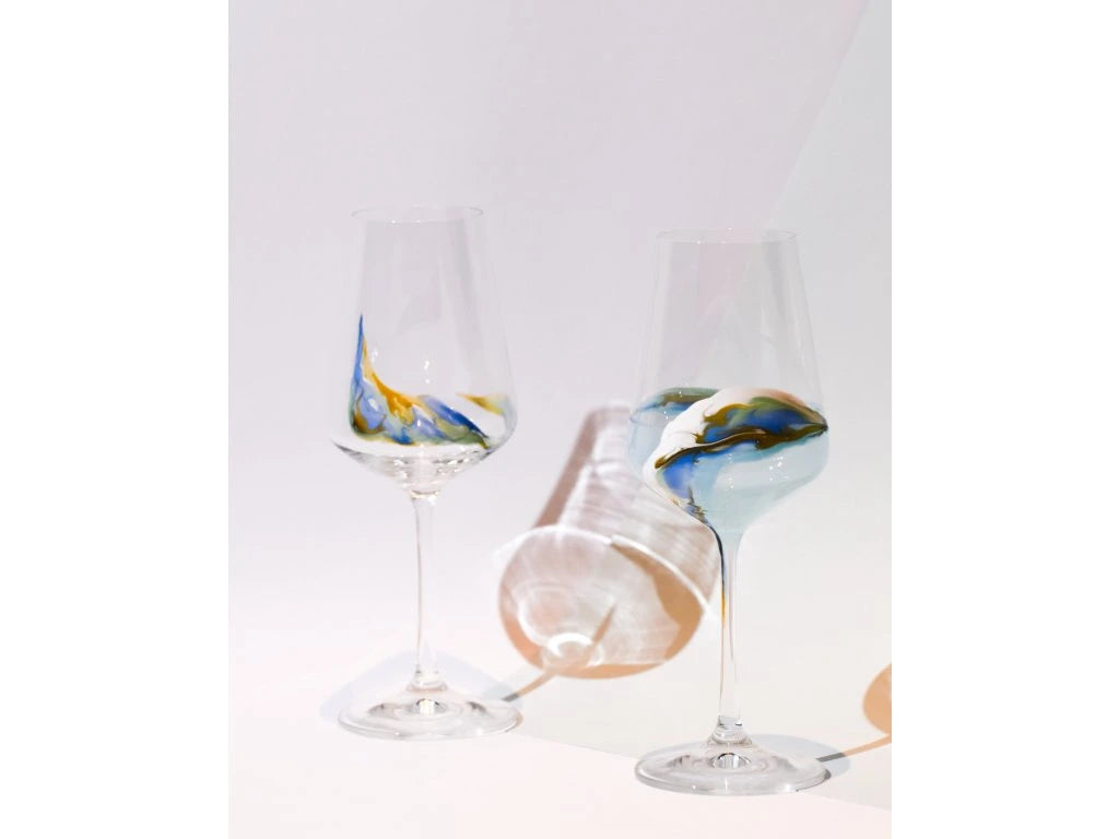 Hand Painted Sevilla White Wine 350 ml Atlantic Ocean