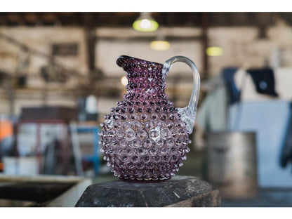 Underlay Violet Hobnail Jug 1L