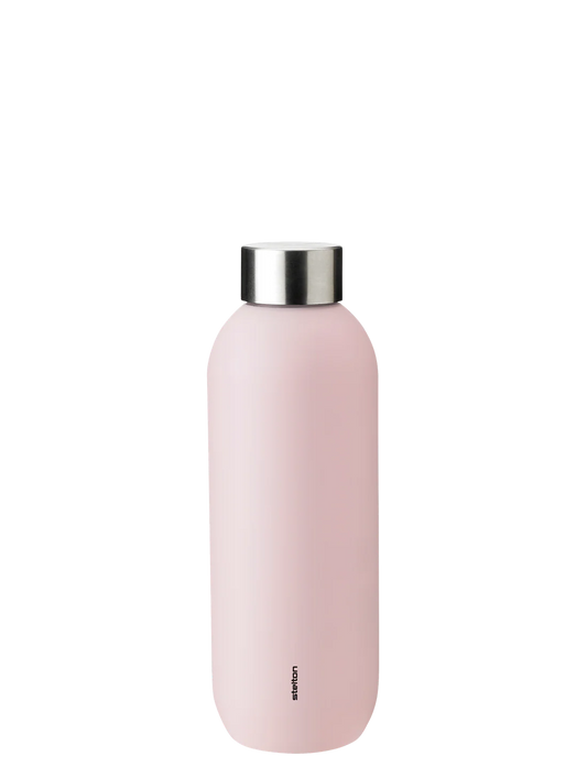 Keep Cool vacuum drinking bottle, 0.6 l. - sand/steel 355-7