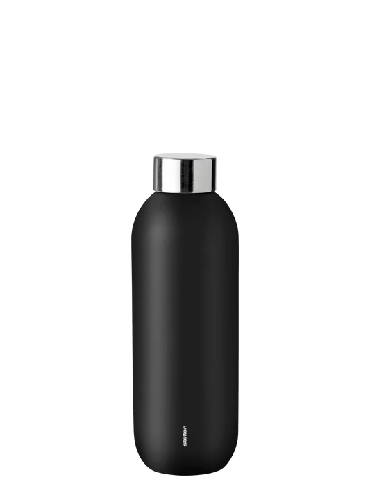 Keep Cool vacuum drinking bottle, 0.6 l. - black